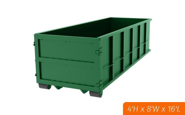 transportation of fifteen yard dumpsters is usually included in the rental fee